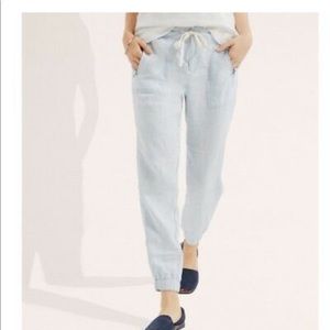 Lou & Grey Blue Track Pants with Elastic Waistband